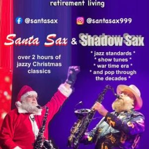 Thomas Hinks — sax player with our disco