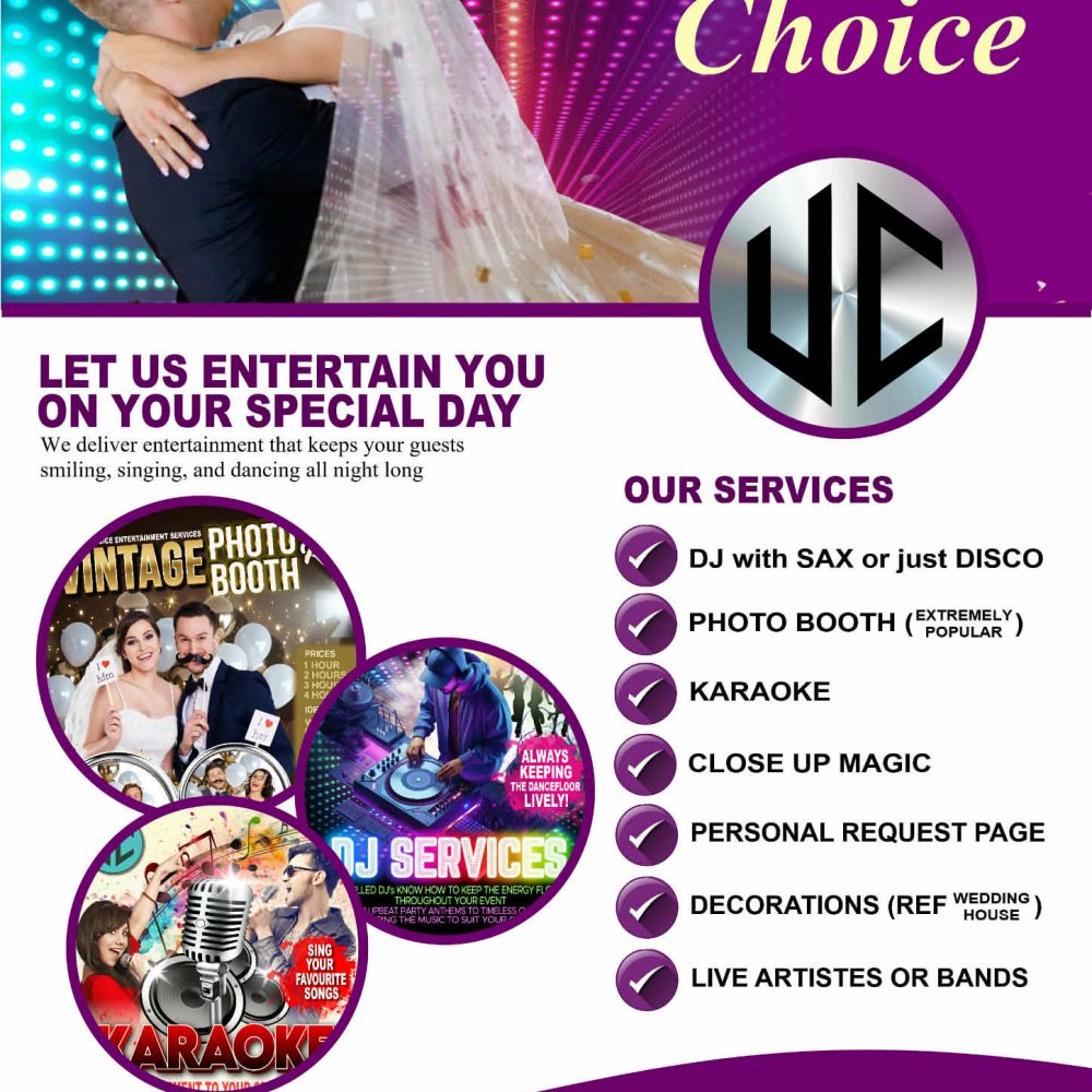 Ultimate Choices event promotion poster