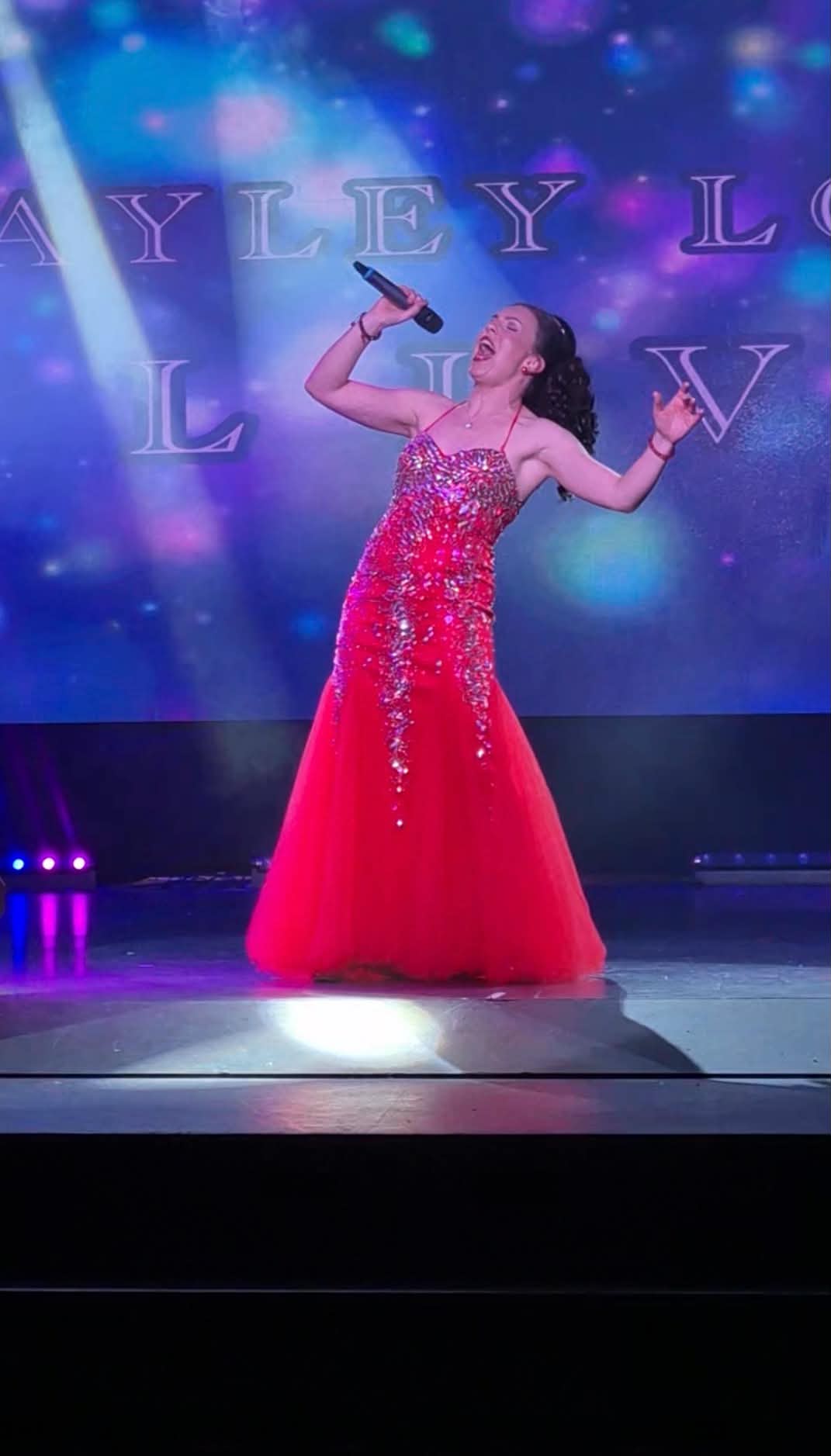 Hayley Louise Brooks performing live
